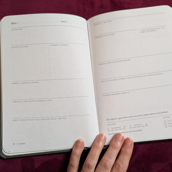 Hatch Notebook for Makers & Entrepreneurs - Planning Journal - NWOT - Picture 8 of 15